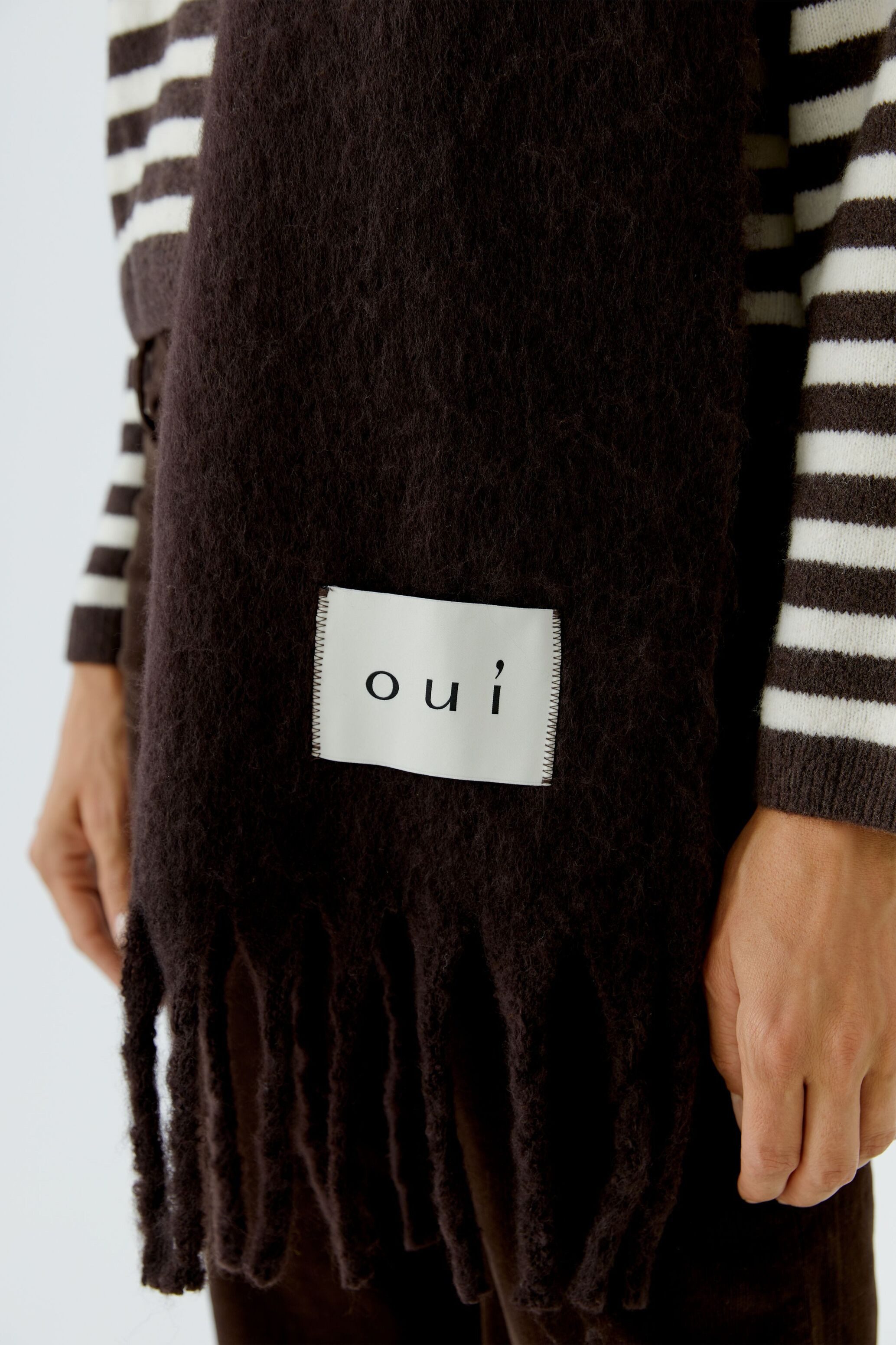 Oui Modetuch Oversized geschnitten