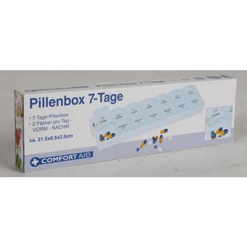 EDCO Pillendose 24xPillendose 7 Tage Tablettenbox 2 Fächer Teiler Medikamente Dosierer