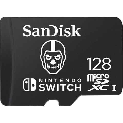 Sandisk microSDXC Extreme 128GB Fortnite Edition, Skull Trooper Speicherkarte (128 GB, UHS-I Class 10, 100 MB/s Lesegeschwindigkeit)