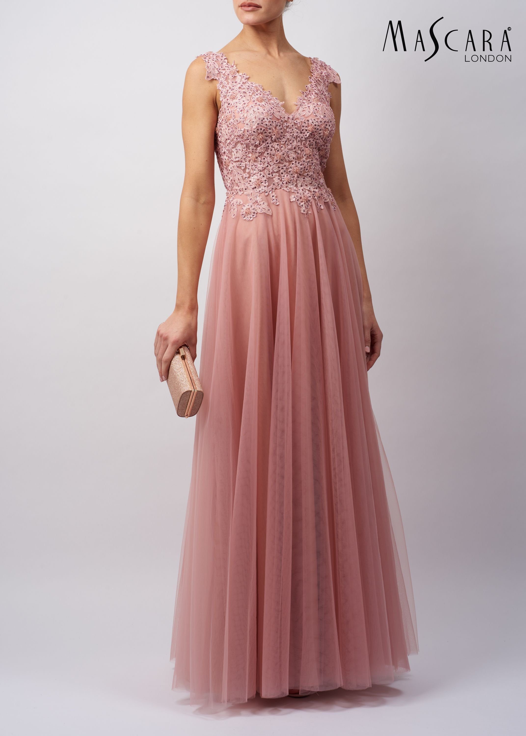mascara Abendkleid »Kleid lang festlich« online kaufen | OTTO