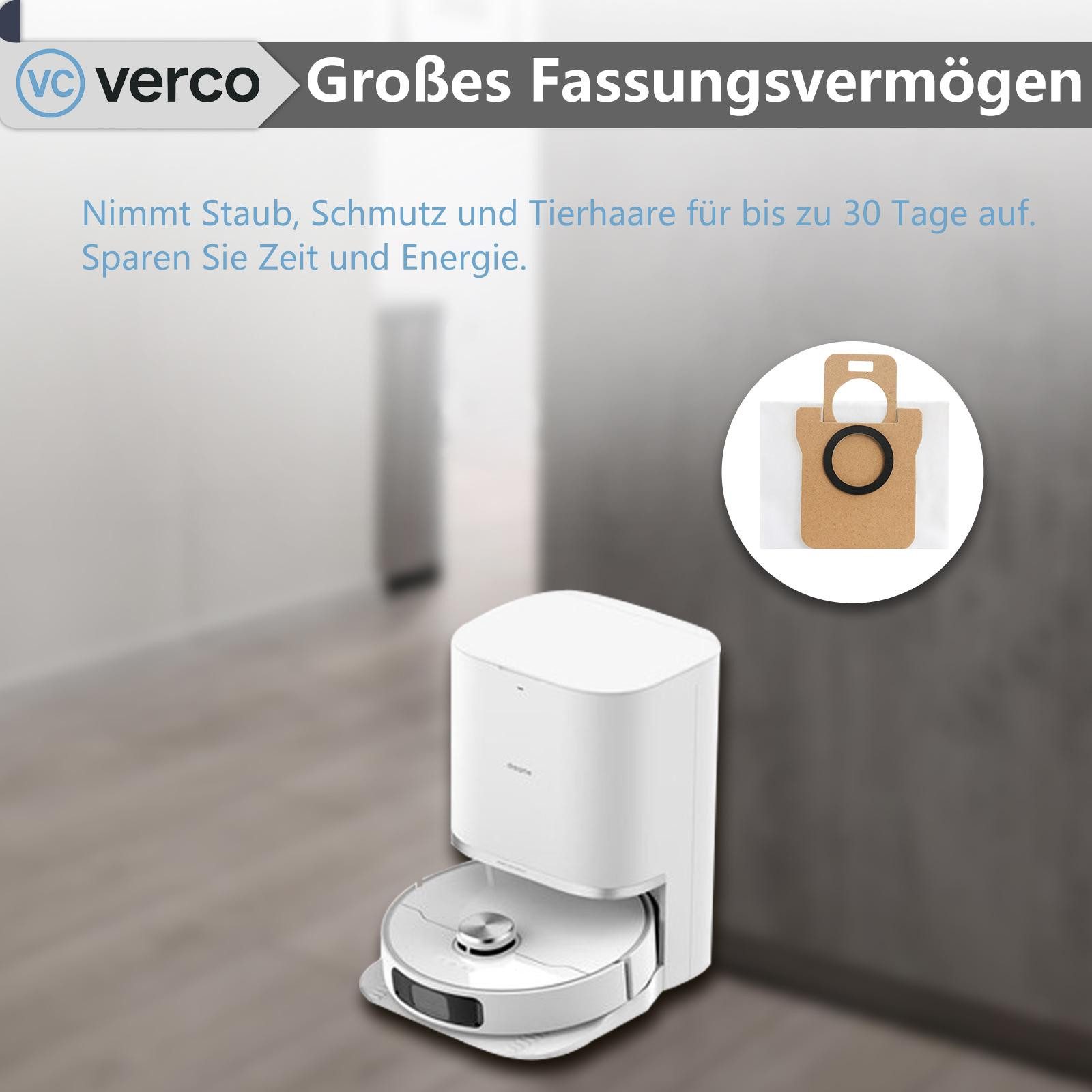 VERCO Staubsaugerbeutel Staubbeutel für Dreame D10 Plus, passend für Für Dreame, 10 St., Ersatz Staub Beutel für die Absaug Basis Station – Bild 4 von 5