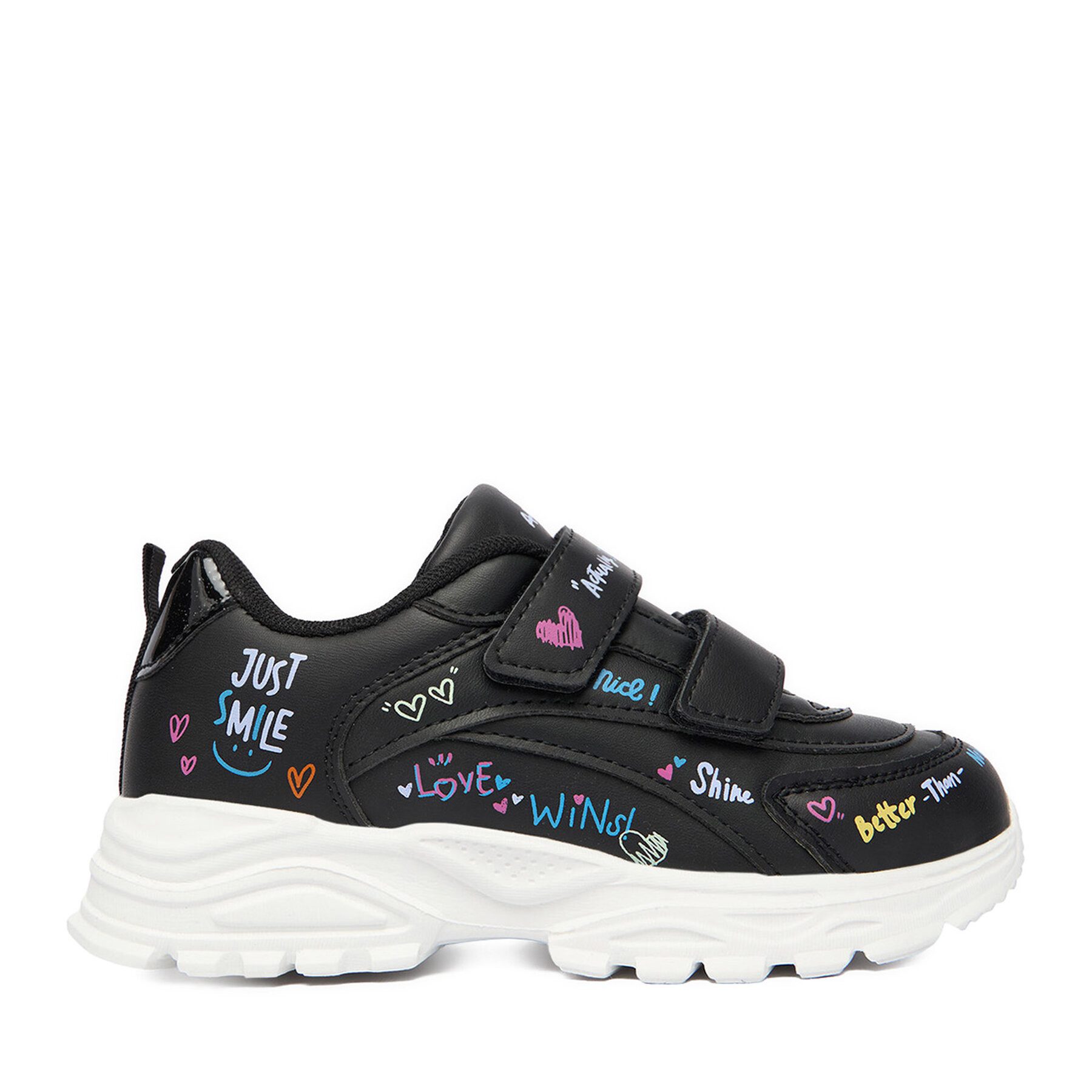 DeeZee Deezee Mädchen Turnschuhe 5907964244448 Schwarz Walkingschuh