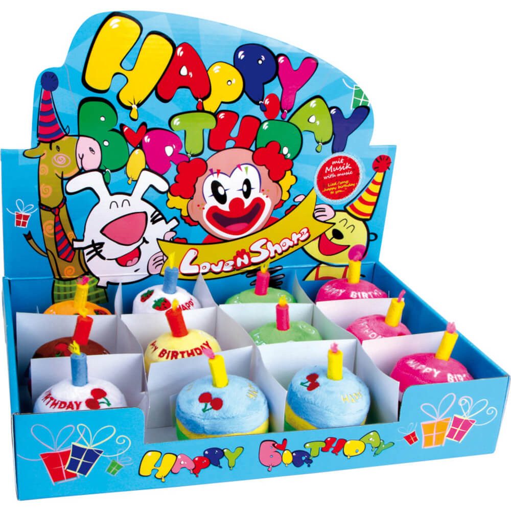 BEMIRO Plüschfigur Geburtstagstörtchen Plüsch