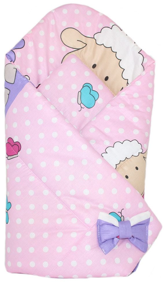 Einschlagdecke Baby Hörnchen Steckkissen Einschlagdecke Babydecke Baumwolle, Primawela