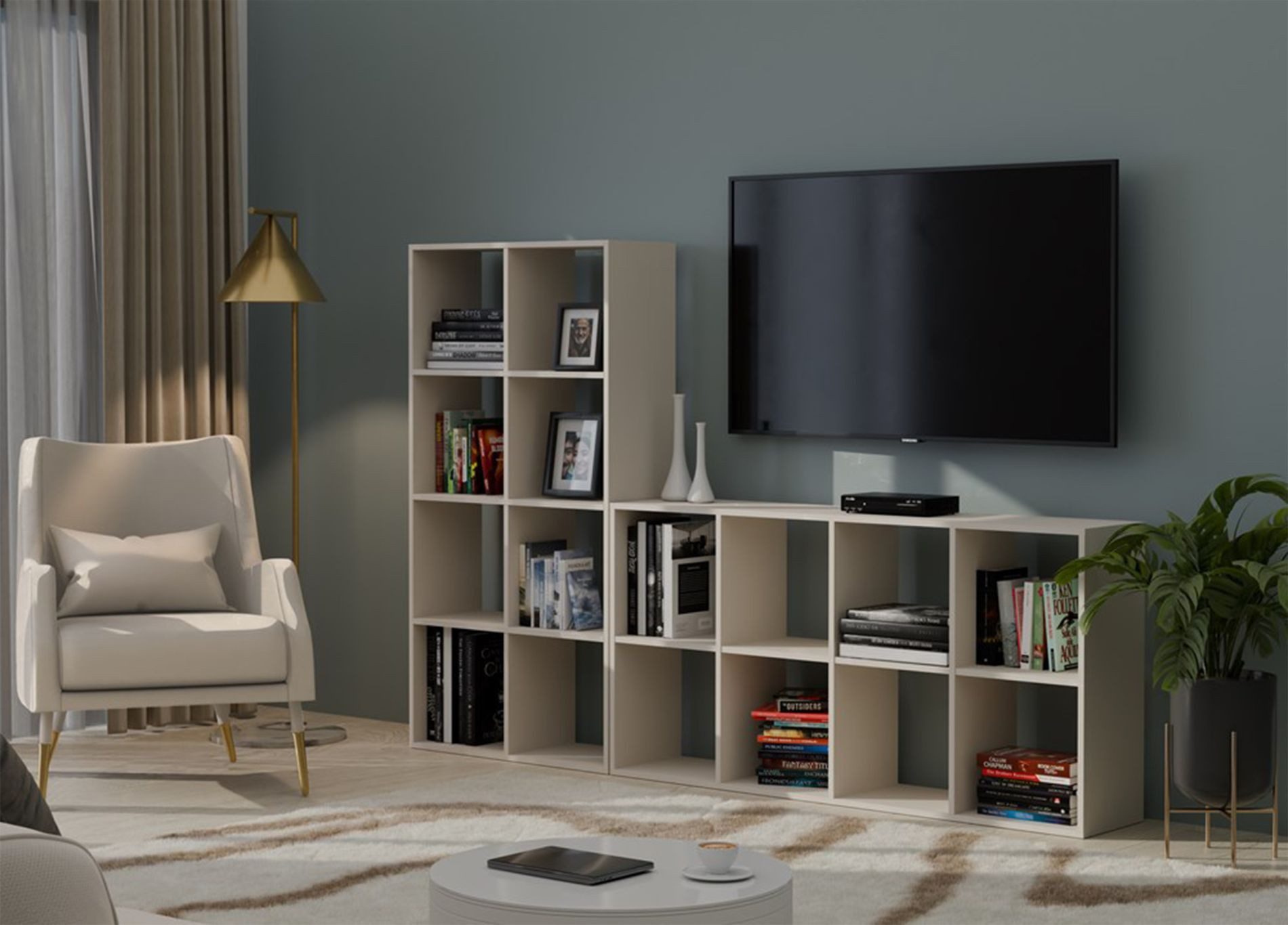 Selsey Standregal MALAX, Regal mit 4, günstig online kaufen