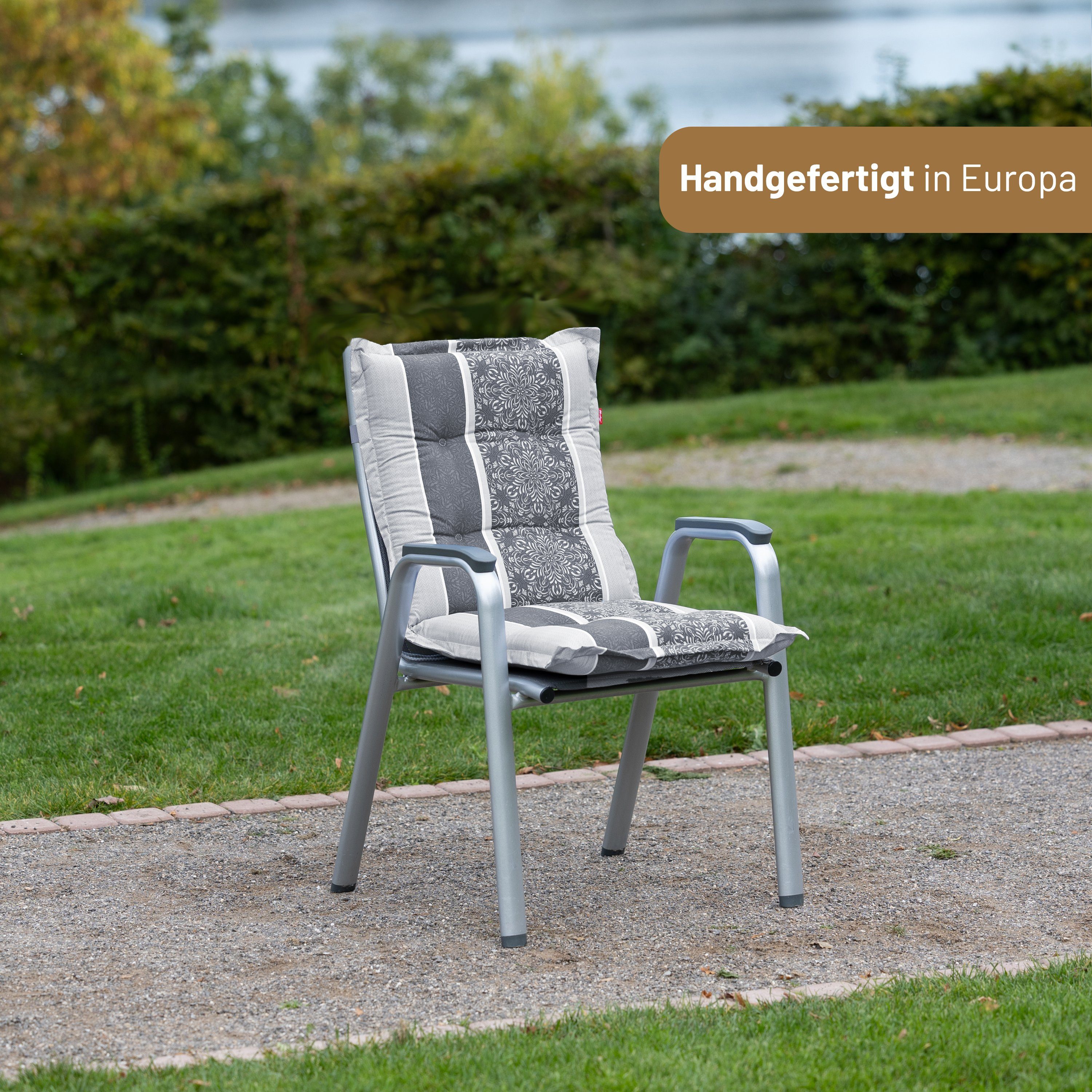 Herlag Polsterauflage Valeria, Niedriglehner 103x50x7,5cm, Design-Edition