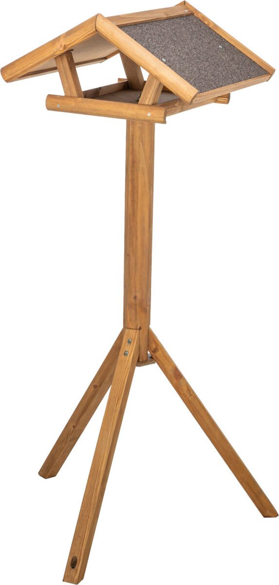 TRIXIE Vogelhaus Futterhaus - braun - 46 × 22 × 44 cm/1,15 m