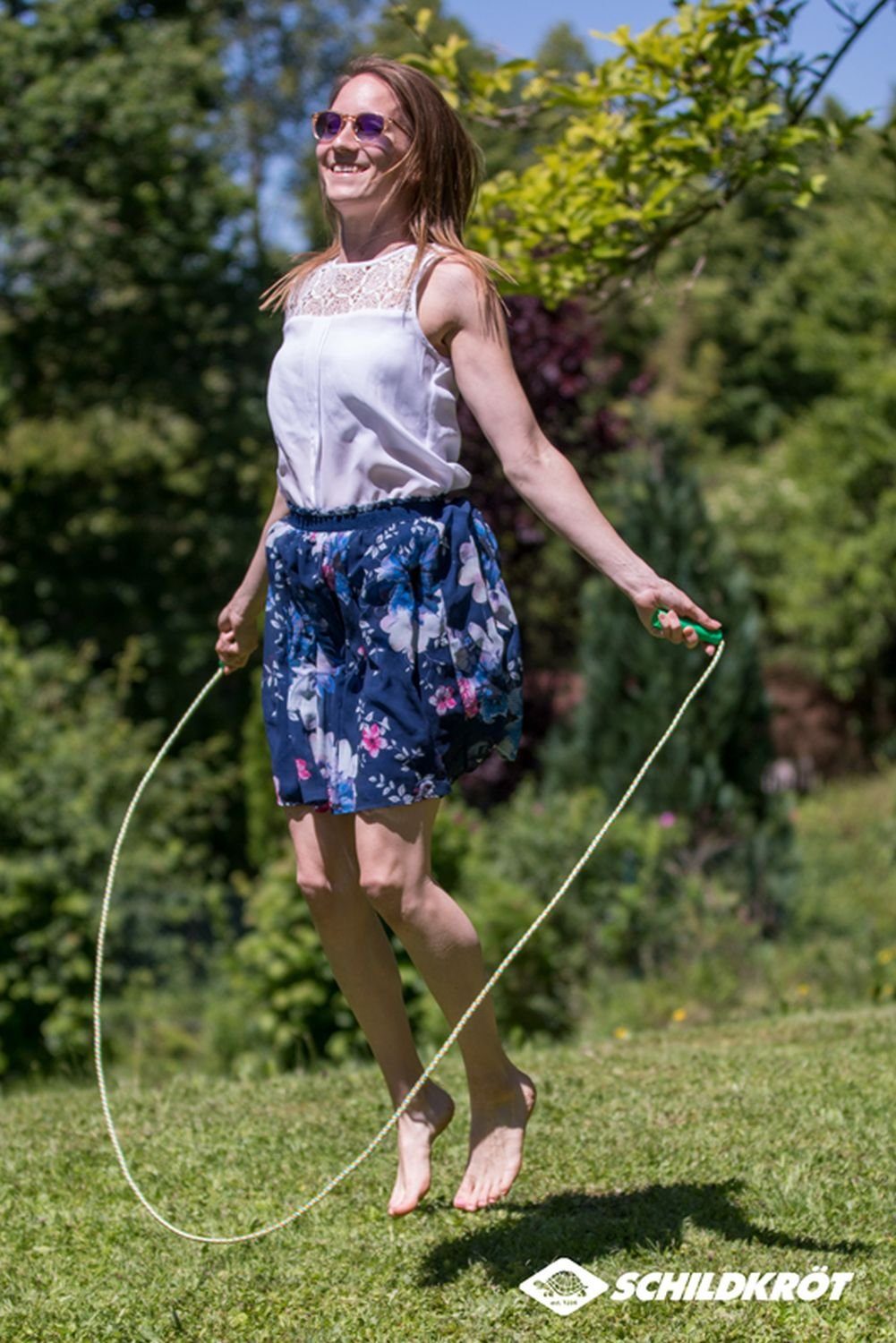 Schildkröt Spielzeug-Gartenset Kids Springseil, Outdoor Hüpfseil Sportspiel Sprungseil