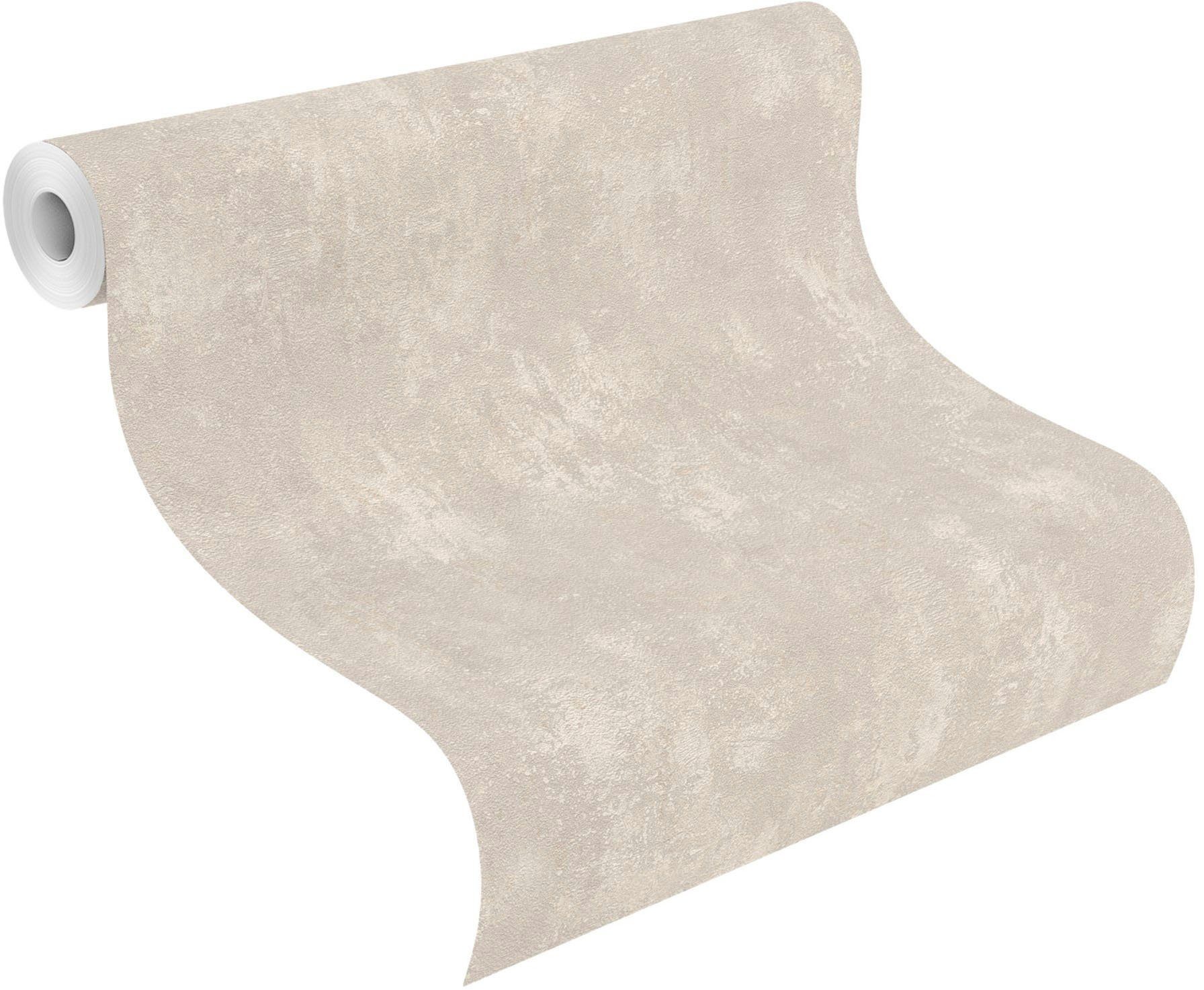 Rasch Vinyltapete Lucera, geprägt, Strukturmuster, uni, (1 St)