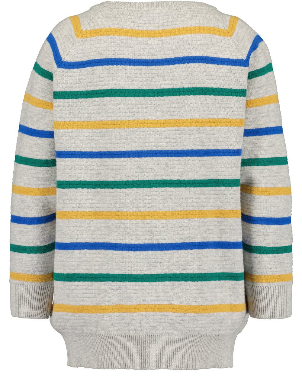 Blue Seven Strickpullover Blue Seven Jungen Pullover Strickpullover nebelgrau Ringel (1-tlg)