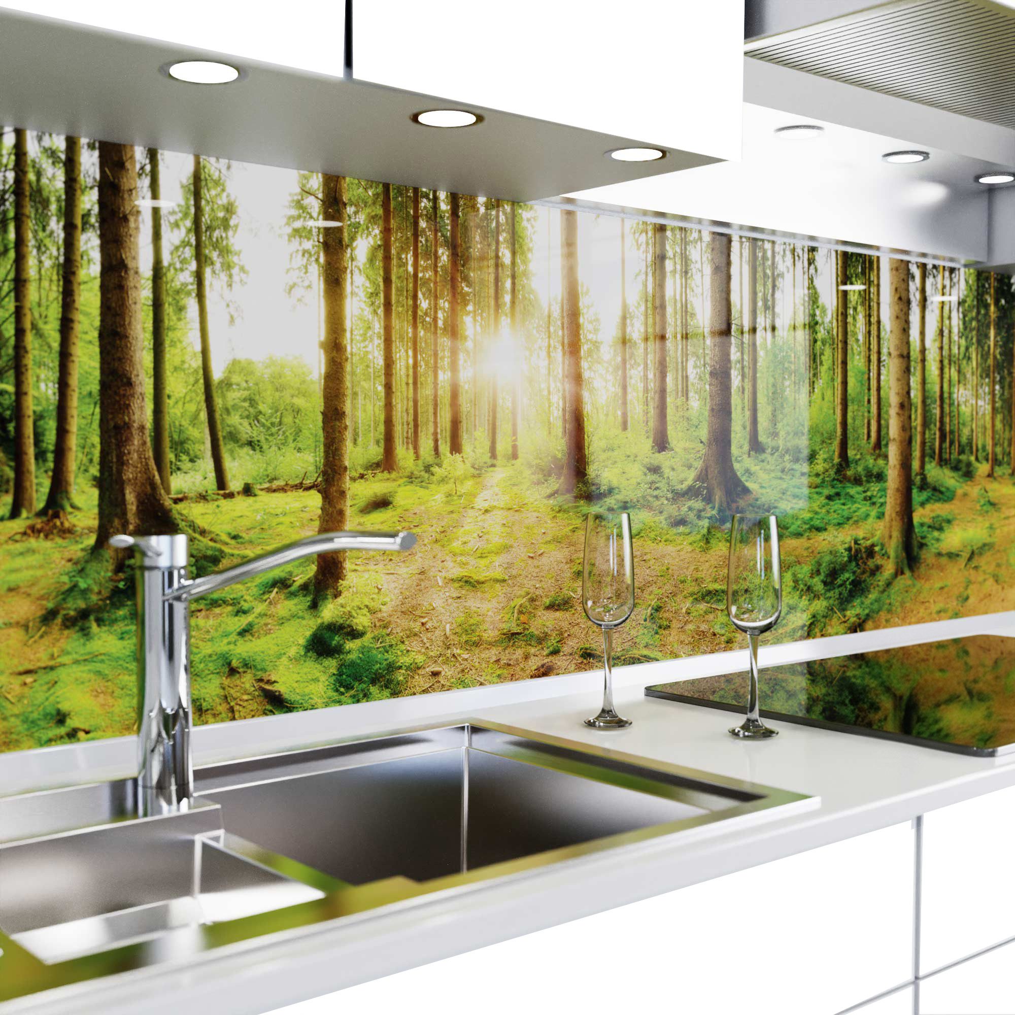 danario Кухняnrückwand Folie selbstklebend - Matt - Spritzschutz Кухня - versteift & robust