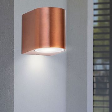 etc-shop LED Wandstrahler, Leuchtmittel inklusive, Kaltweiß, Warmweiß, Neutralweiß, Tageslichtweiß, Farbwechsel, Smart Home Wand Strahler Down Leuchte Google Alexa App Sprach