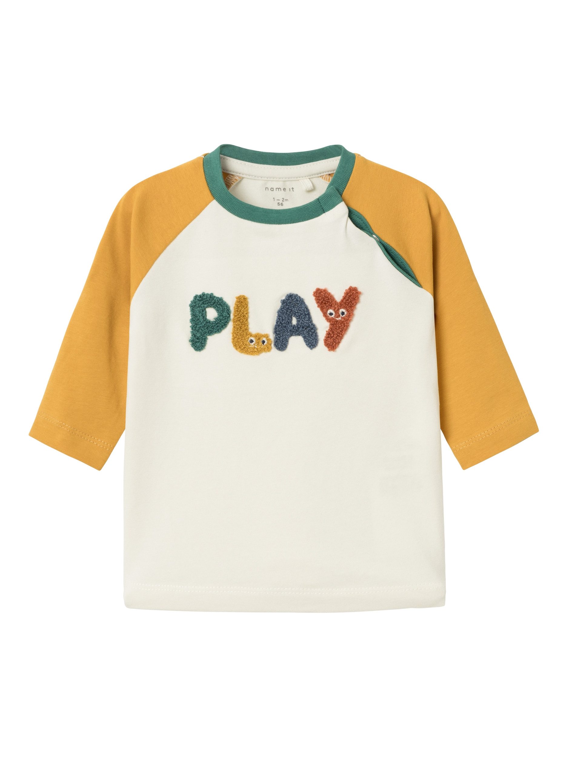 Name It Langarmshirt Jungen NBMLIAN LS TOP 3D Print mit Rundhalsausschnitt