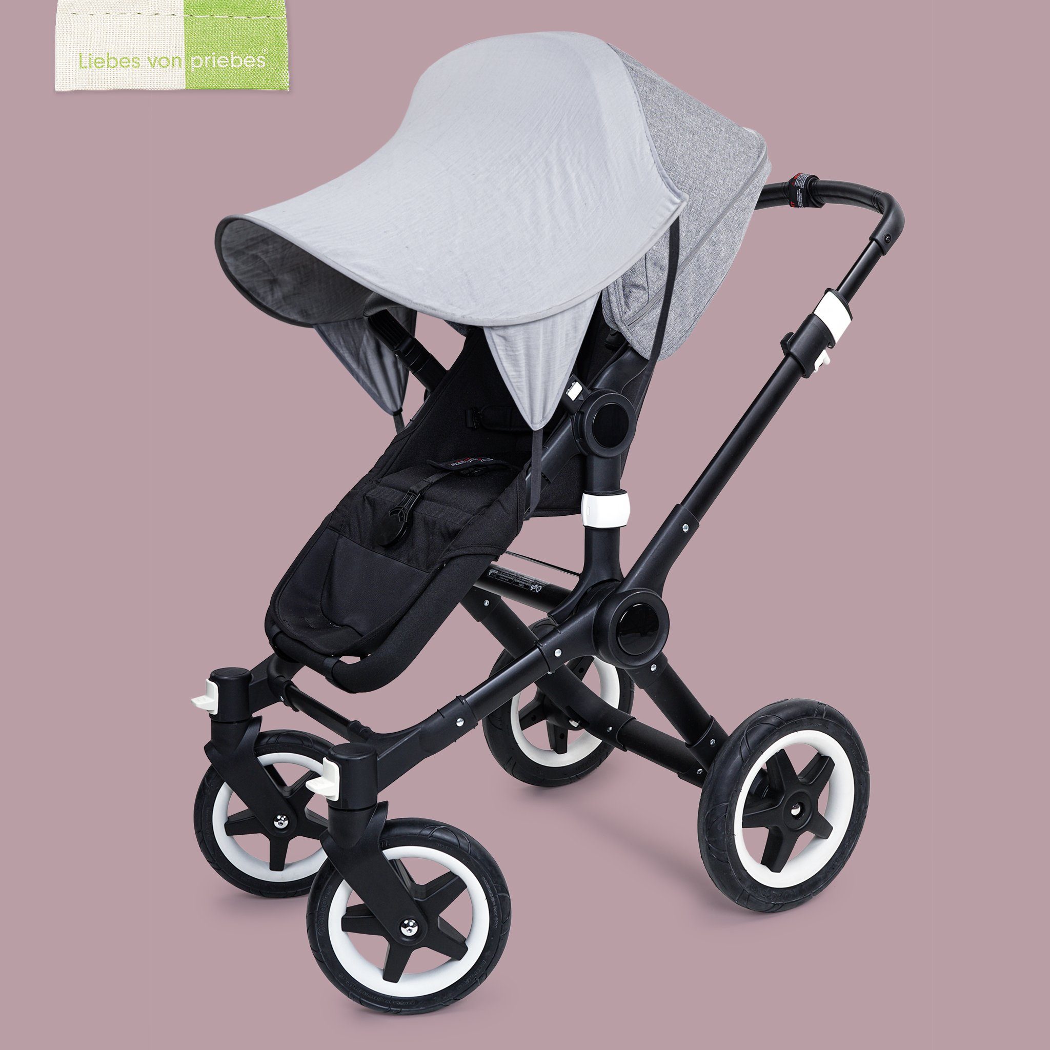 Liebes von priebes Kinderwagen-Sonnenschutzhülle DAISY Sonnensegel, günstig online kaufen