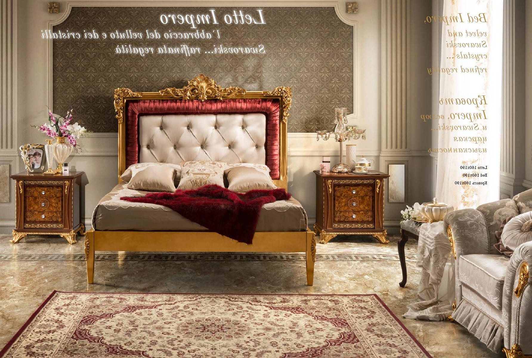 Xlmoebel Holzbett Doppelbett aus braunem Holz mit klassischem Design (Bett, 1-tlg., Bett), Hergestellt in Europa