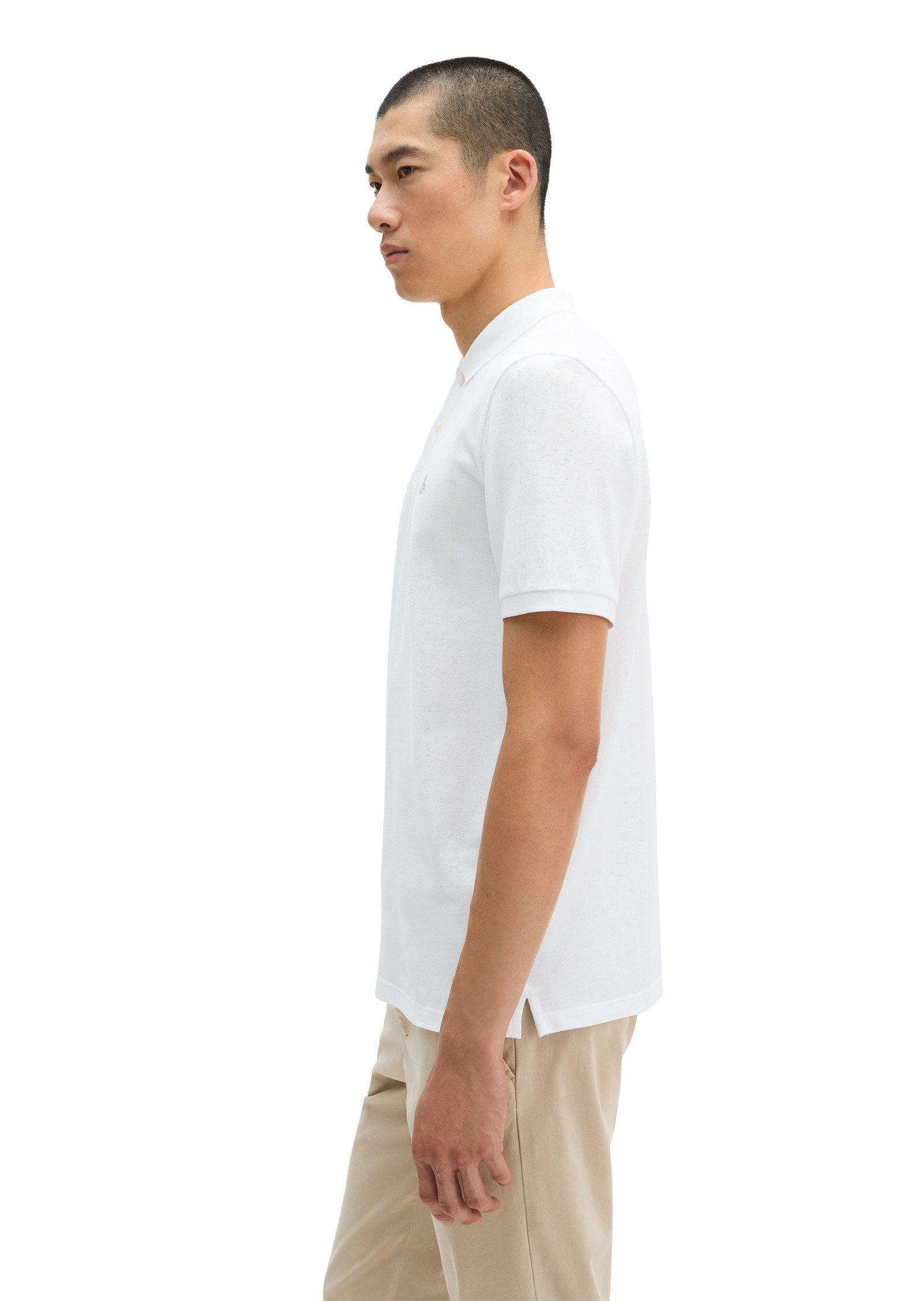 Marc O'Polo Poloshirt aus reiner Bio-Baumwolle