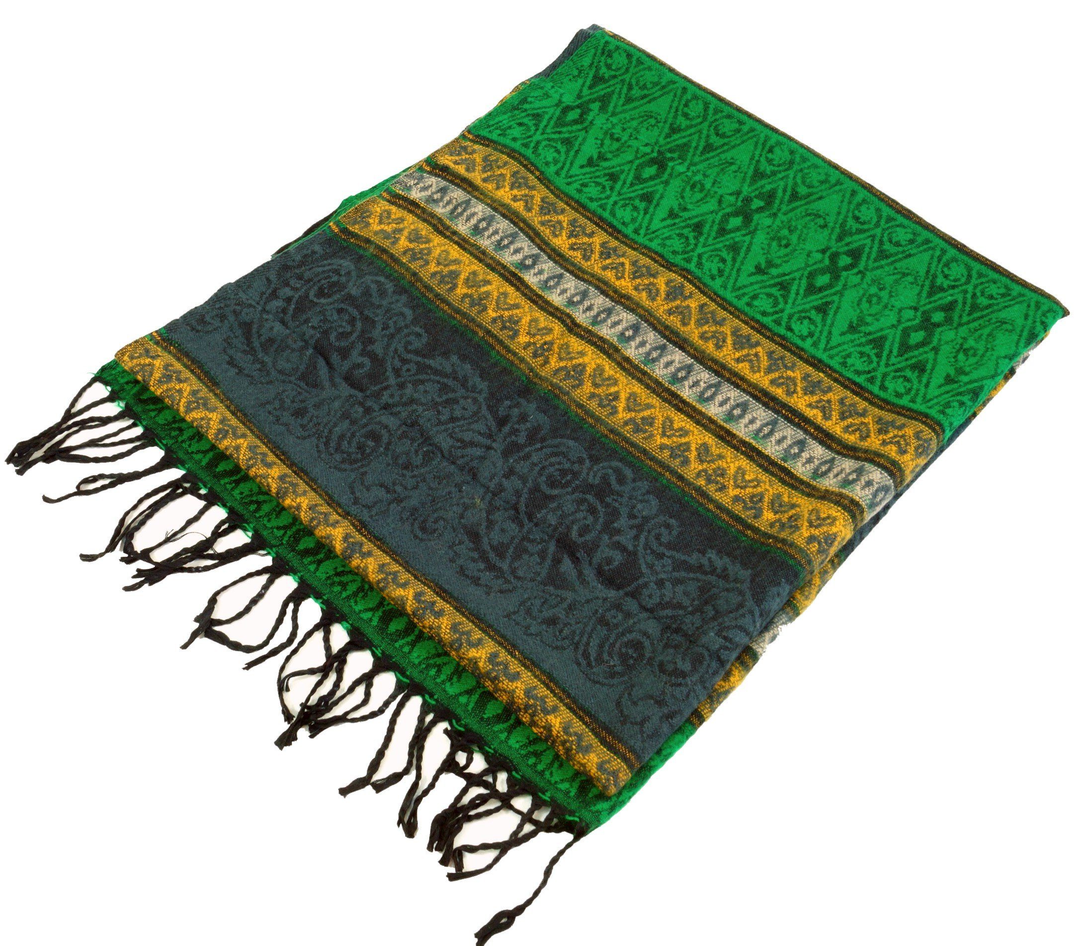 Guru-Shop Halstuch Weicher Schal Stola, Schultertuch, Plaid - Inka.. günstig online kaufen