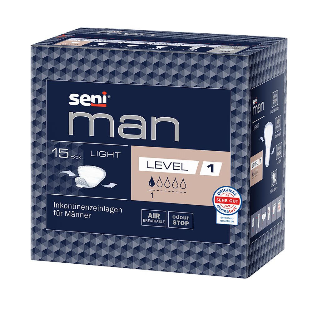 seni Inkontinenz-Einlage Seni Man Light Level 1 Inkontinenzeinlagen (1x15 S