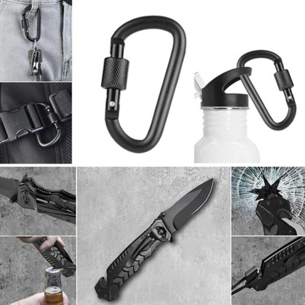 ISO TRADE Survival Knife Überlebensset 32 in 1 Outdoor Kit, (Spar-Set, 32 St., Überlebensset), perfekt für verschiedene Arten von Expeditionen: