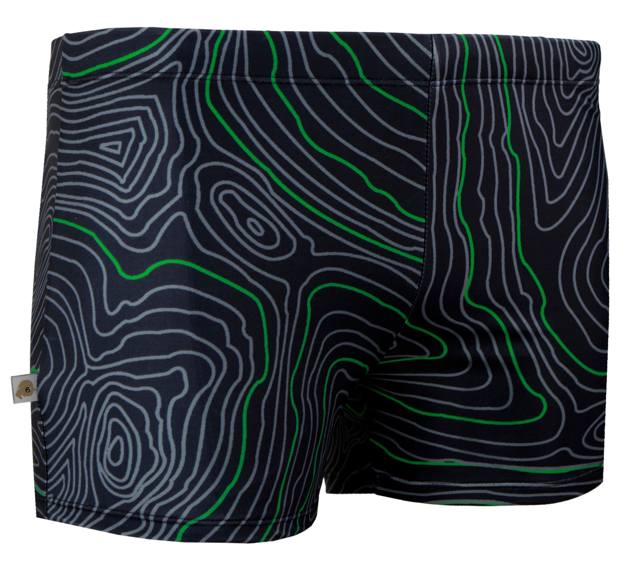 GUGGEN Mountain Badehose Badehose Herren Kastenbadehose kurz eng anliegend Boxer-Badehose Kastenbadehose kurz eng anliegend Badeshorts Boxer-Badehose für Herren