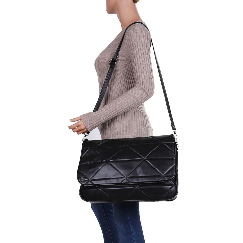 Ital-Design Schultertasche Große, Damentasche Handtasche