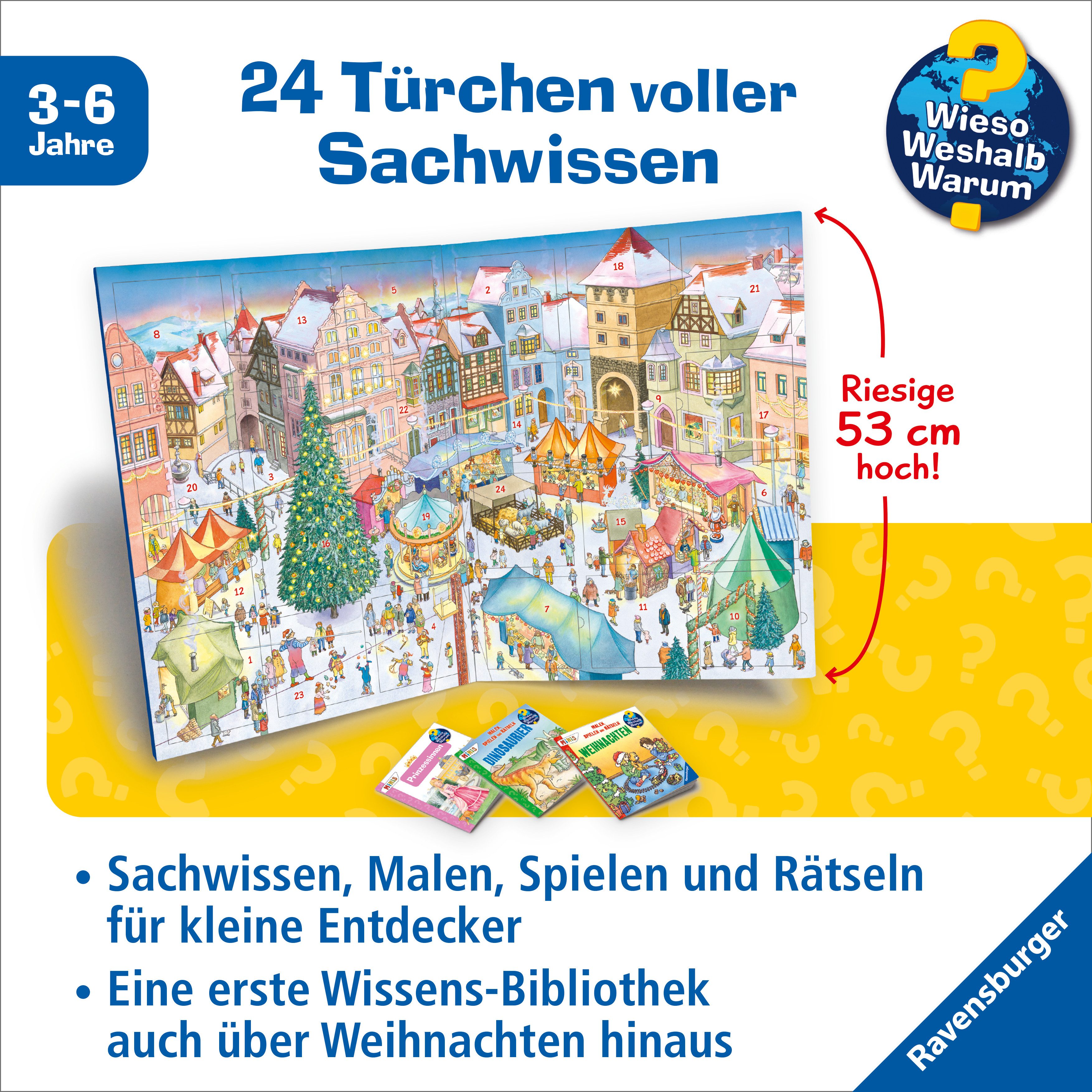 Ravensburger Adventskalender Ravensburger Minis - Mein Adventskalender 2026 -Wieso? Weshalb? Warum?