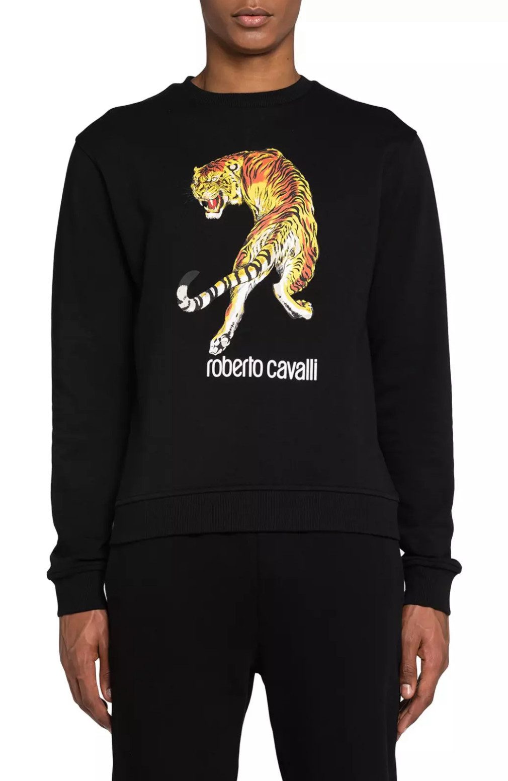 roberto cavalli Sweatshirt Firenze Lynx RC Tiger Logo Unisex Vision mutiger Ästhetik und zeitloser Träume seit 1970