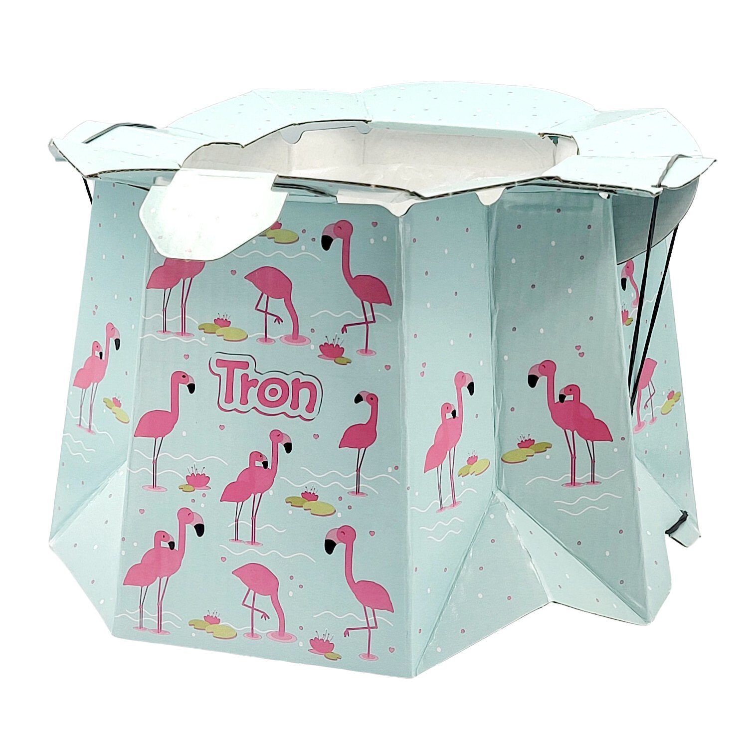 Tron Toilettentrainer, (1-tlg), Einweg-Baby-Töpfchen Flamingos 30 kg
