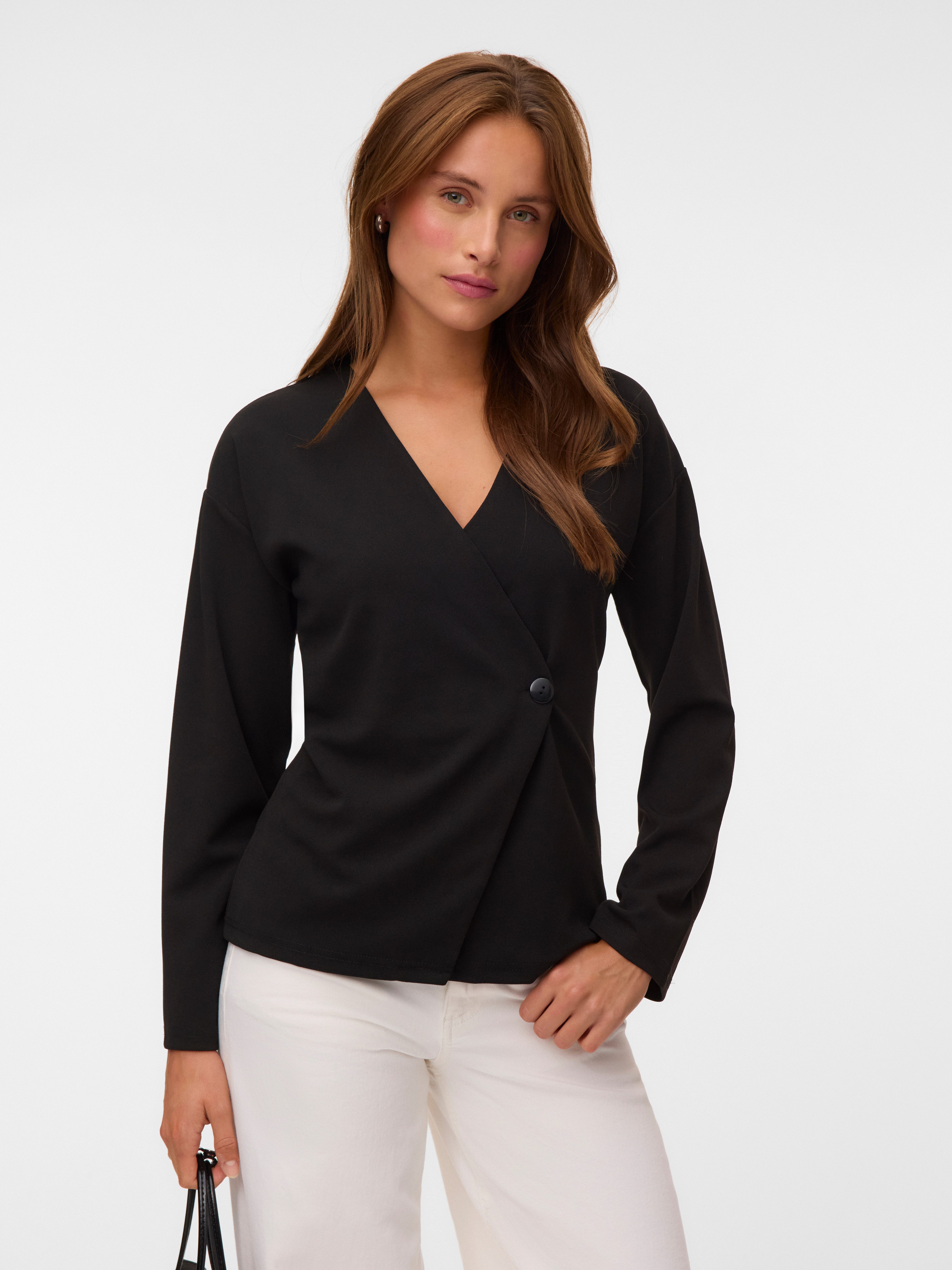 Vero Moda Cardigan VMSTAR LS CARDIGAN TOP JRS NOOS Materialmix