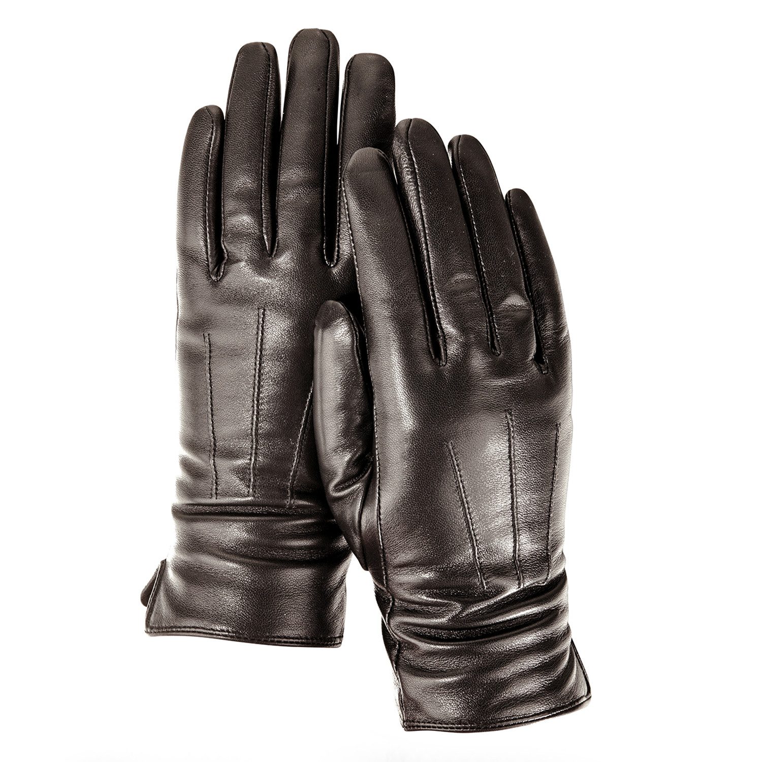 Lederhandschuhe cashmere