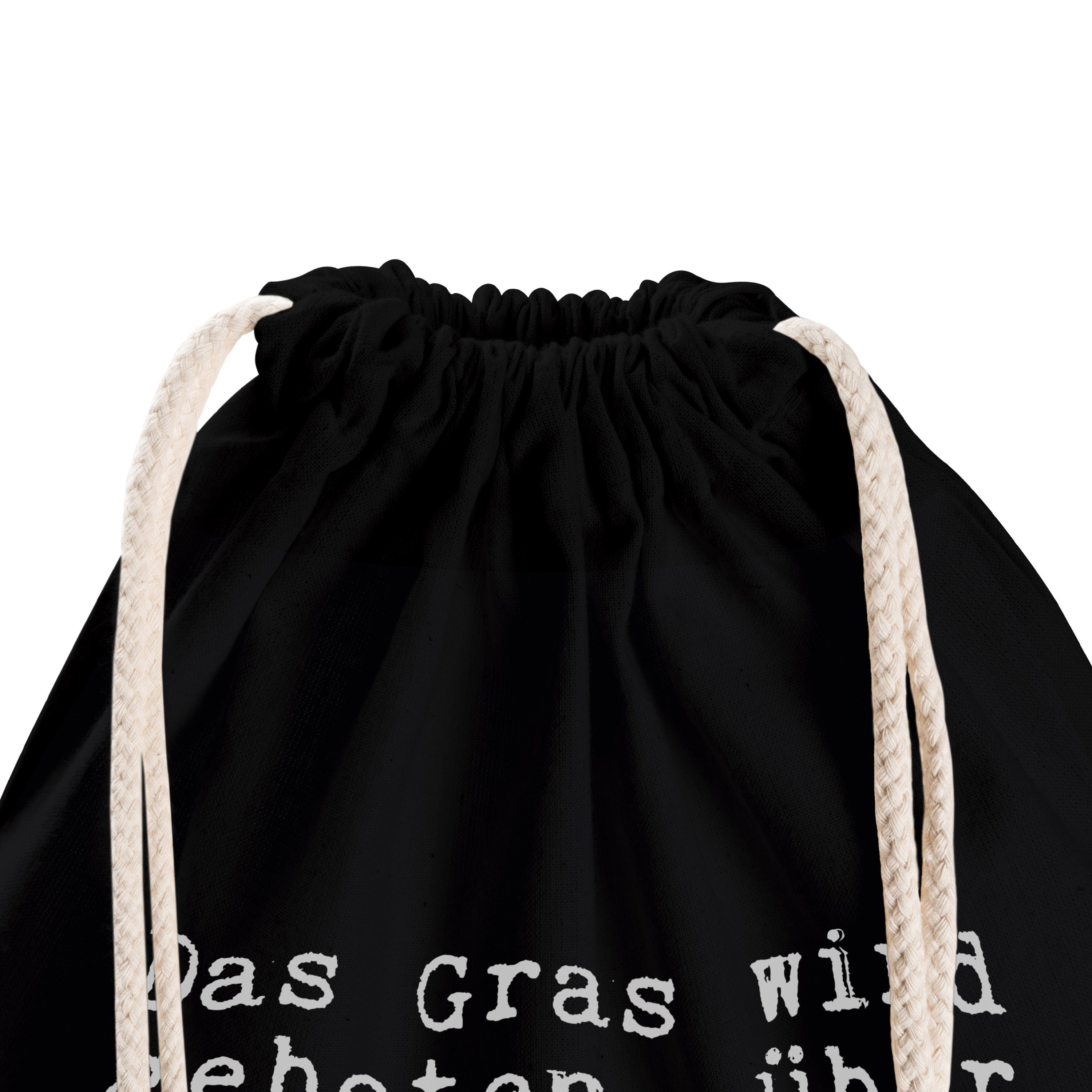 Gras gebeten,... Geschenk, & - Mrs. Trostpflast Sporttasche Das Neustart, Panda Mr. (1-tlg) Schwarz - wird