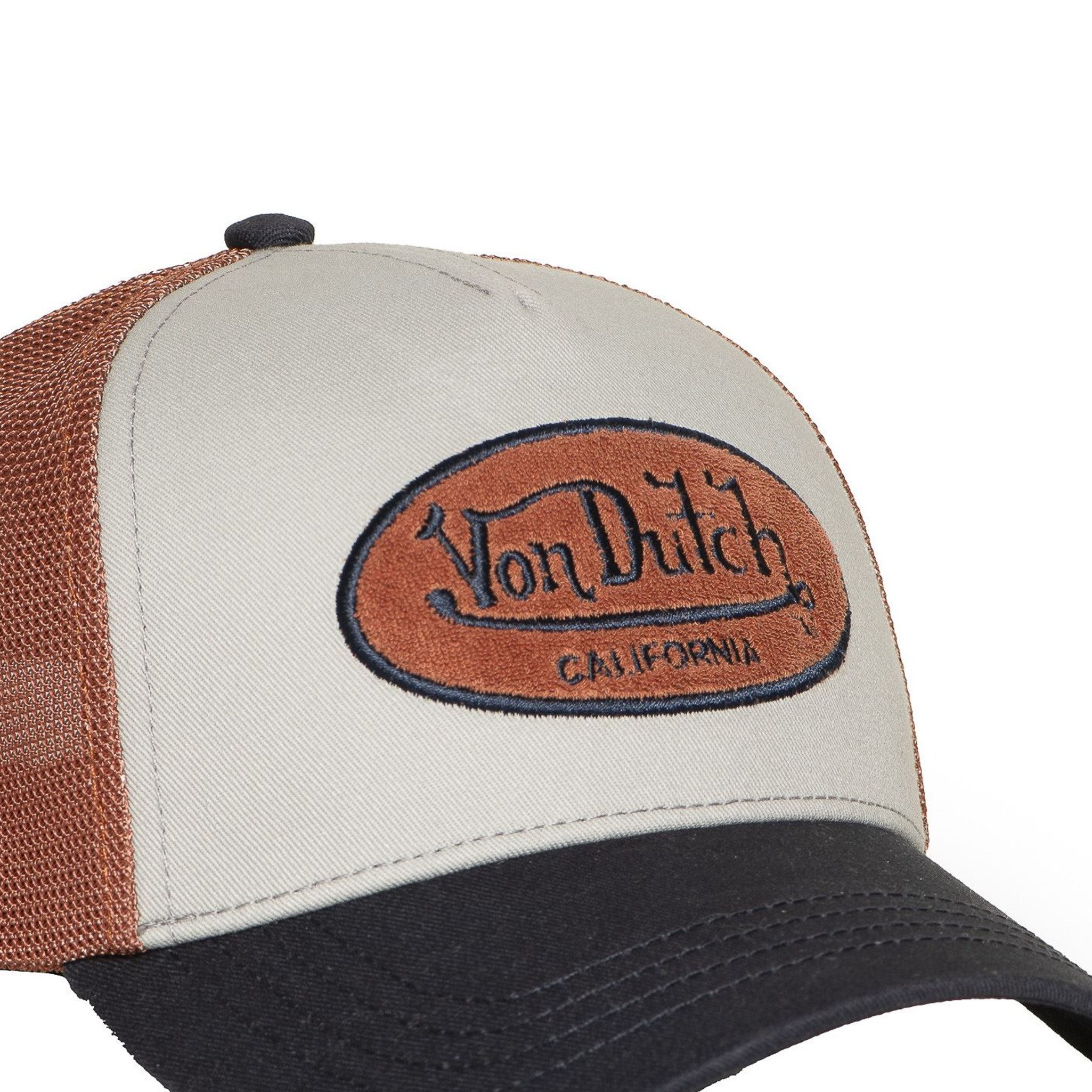 Von Dutch Trucker Cap Von Dutch Originals Trucker Cap - CALIFORNIA TERRY PATCH Mesh (Basecap, Basecap, Meshcap, Trucker Kappe)