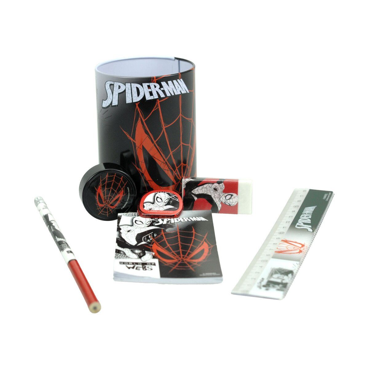Spiderman Kreativset Spiderman Schreibset 7-teilig Marvel Schule Kinder Superheld