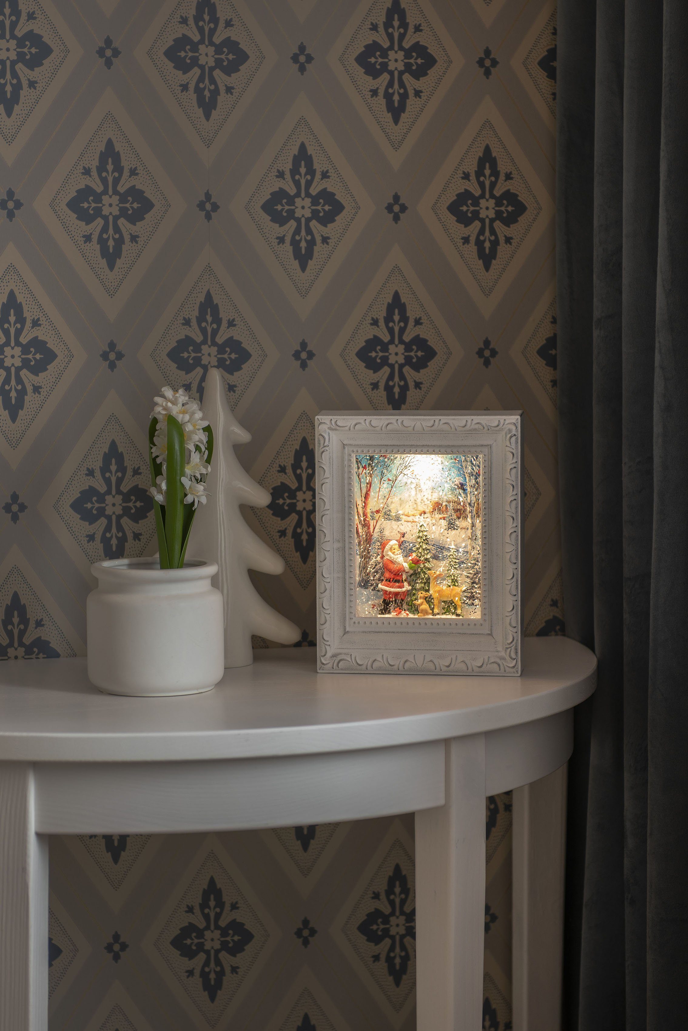 KONSTSMIDE LED Laterne Weihnachtsdeko, LED fest integriert, Warmweiß, Wasse günstig online kaufen