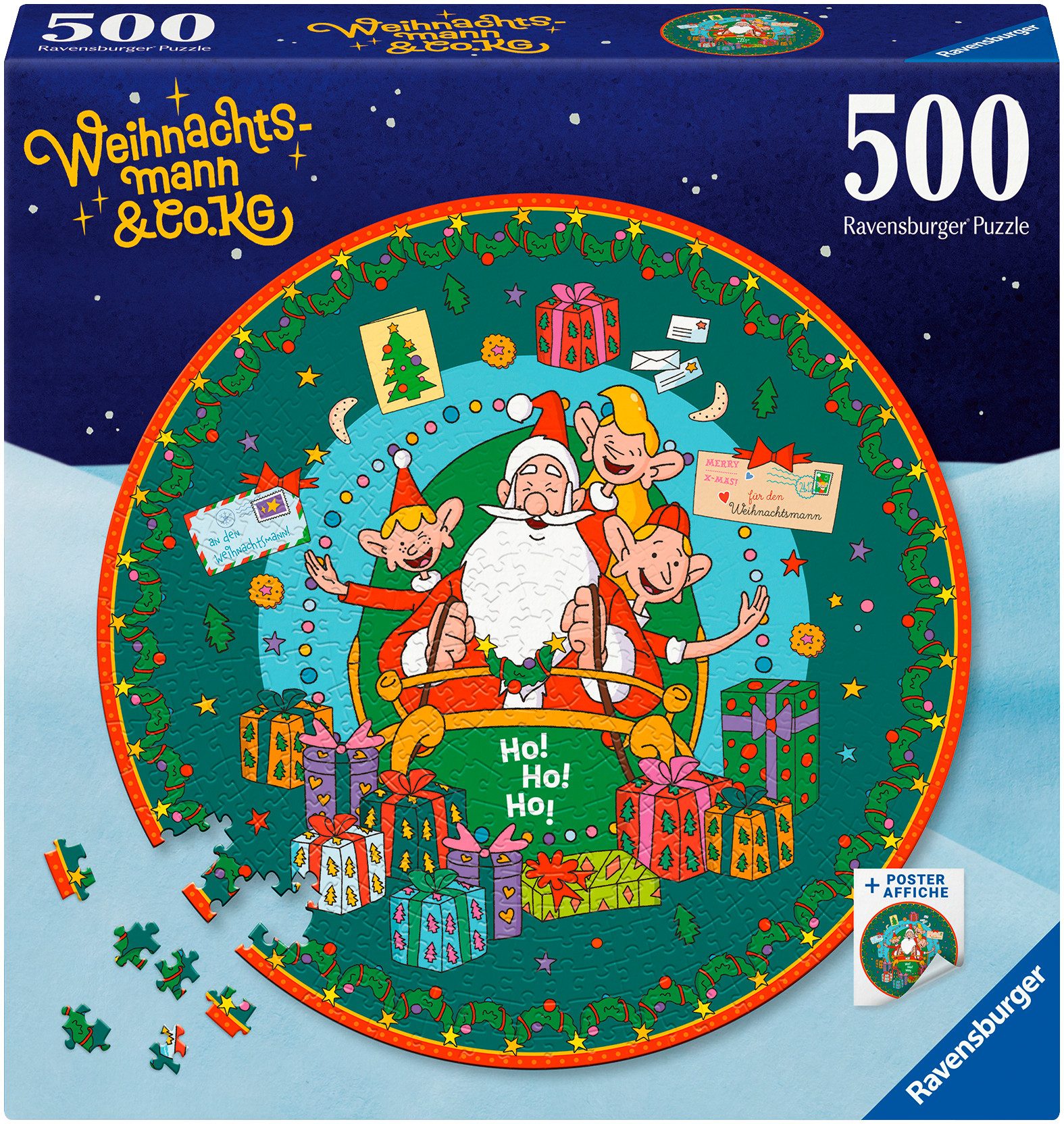 Ravensburger Puzzle Weihnachtsmann & Co.KG, 500 Puzzleteile, Made in Europe