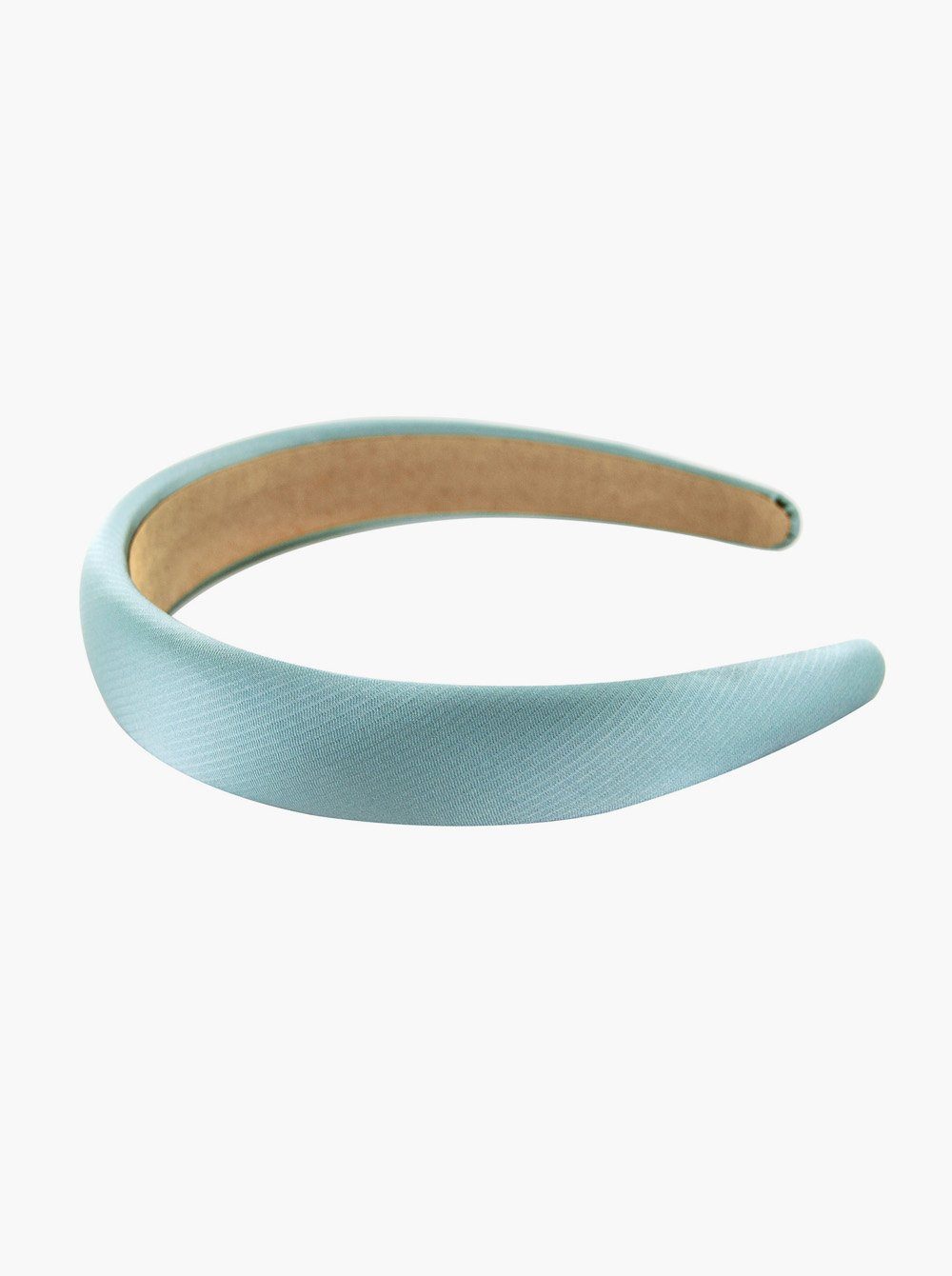 axy Haarreif Breiter Haarreif mit Stoff gepolstertes Metallicfarbe, Vintage Damen Haareifen in Metallic-Optik Haarband