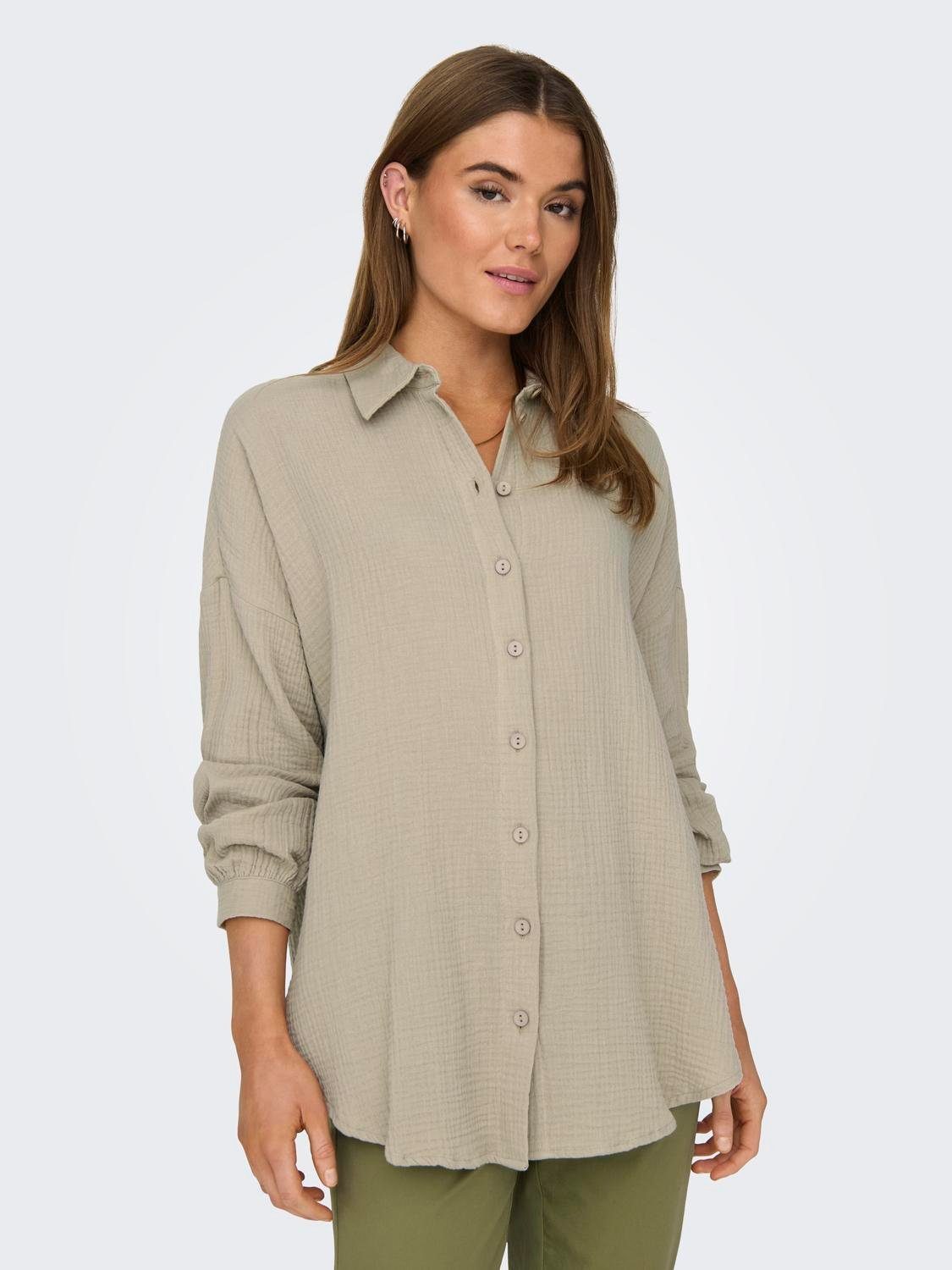 ONLY Longbluse ONLTHYRA OVERSIZED SHIRT NOOS WVN