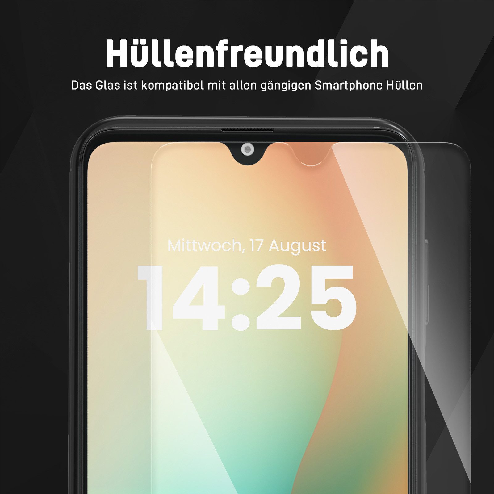 Tec-Expert Displayschutzglas 2X 9H Displayglas für Xiaomi Redmi 15C für Xiaomi Redmi 15C, Displayschutzfolie, 2 Stück, Displayschutz, Schutzglas, Bildschirmschu – Bild 3 von 5