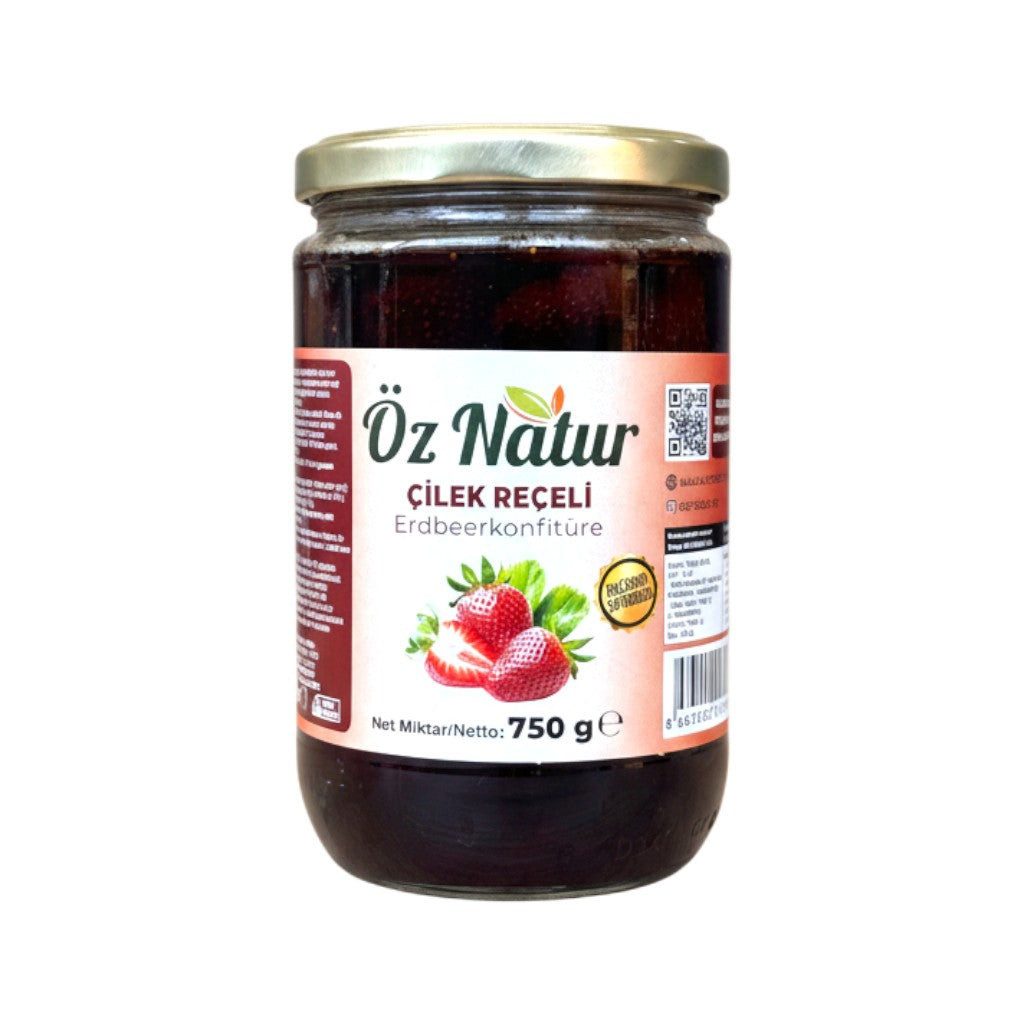 Öz Natur Fruchtaufstrich, Erdbeerkonfitüre Türkischer Art 720g
