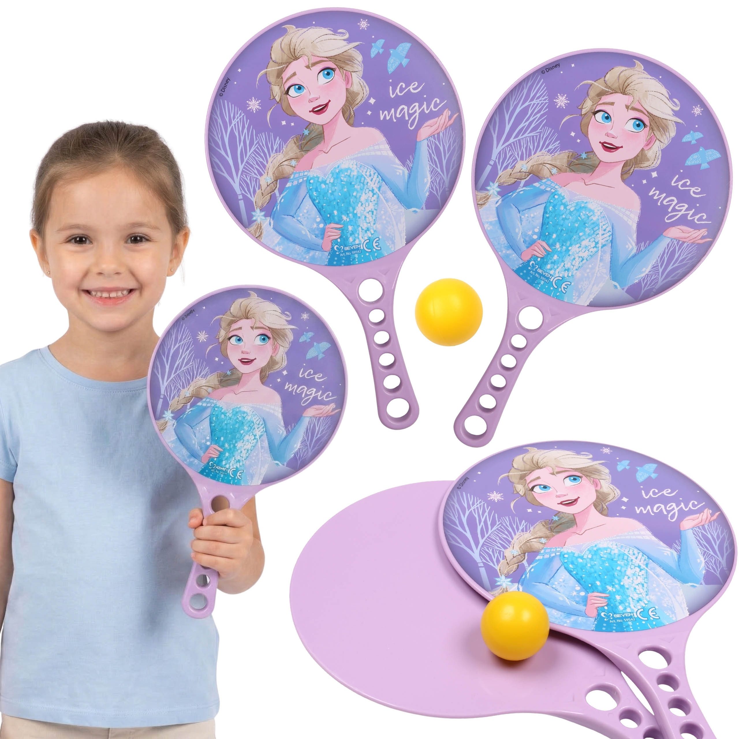 Disney Pickleballschläger DISNEY Die Eiskönigin Schläger für Kinder inkl. Ball