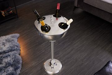 riess-ambiente Weinkühler VINO 80cm silber, Küche · Metall · für Flaschen · Deko · Esszimmer · Barock