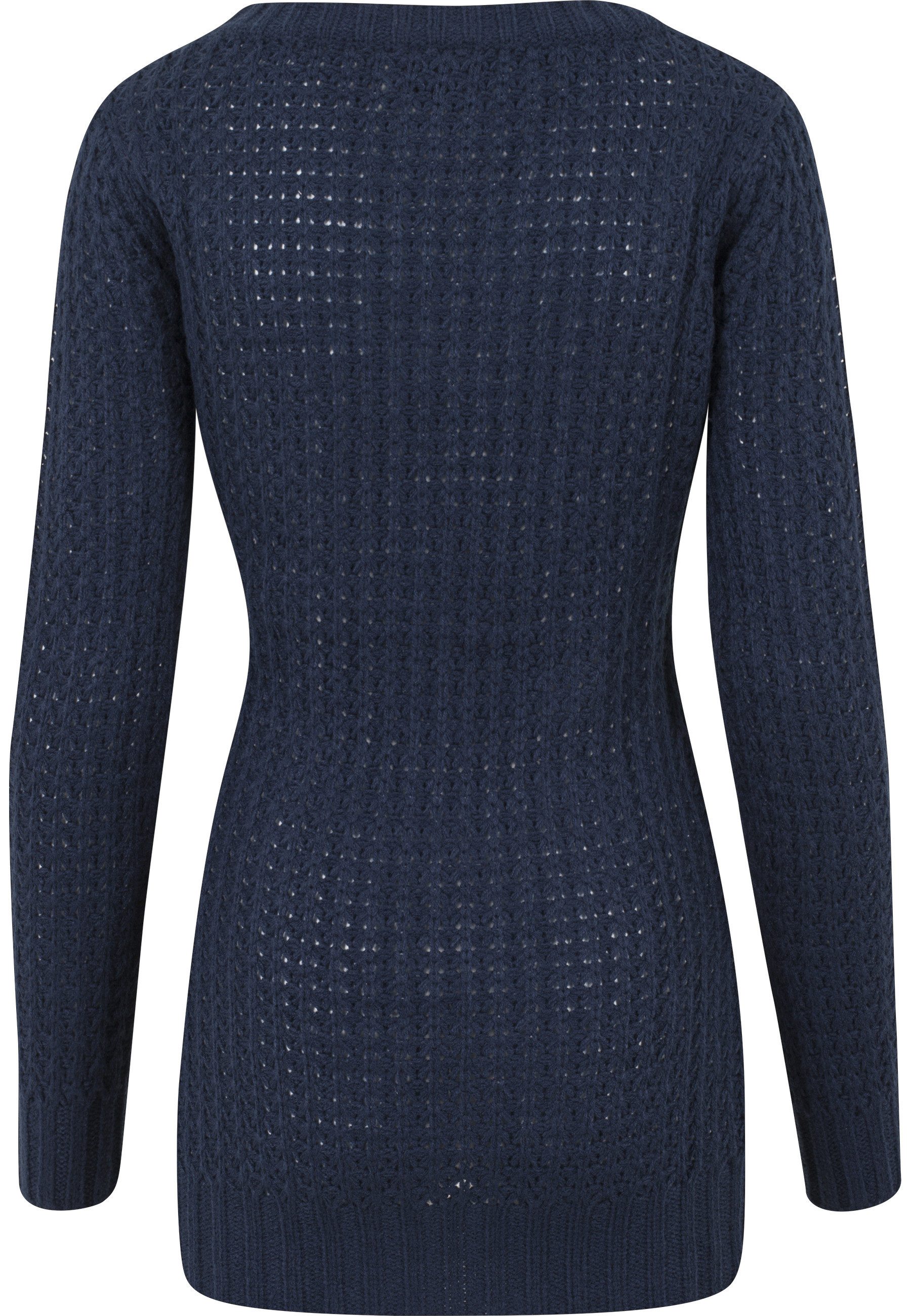 URBAN CLASSICS Sweatshirt Urban Classics Damen Ladies Long Wideneck Sweater günstig online kaufen