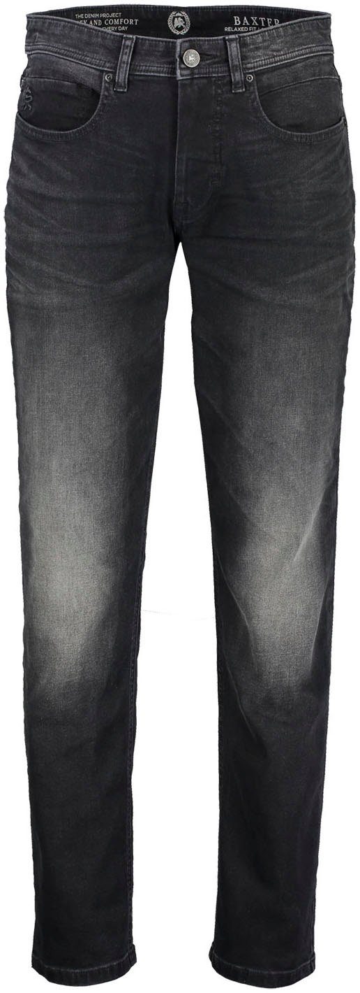 LERROS 5-Pocket-Jeans Baxter mit leichten Abriebeffekten anthrazit