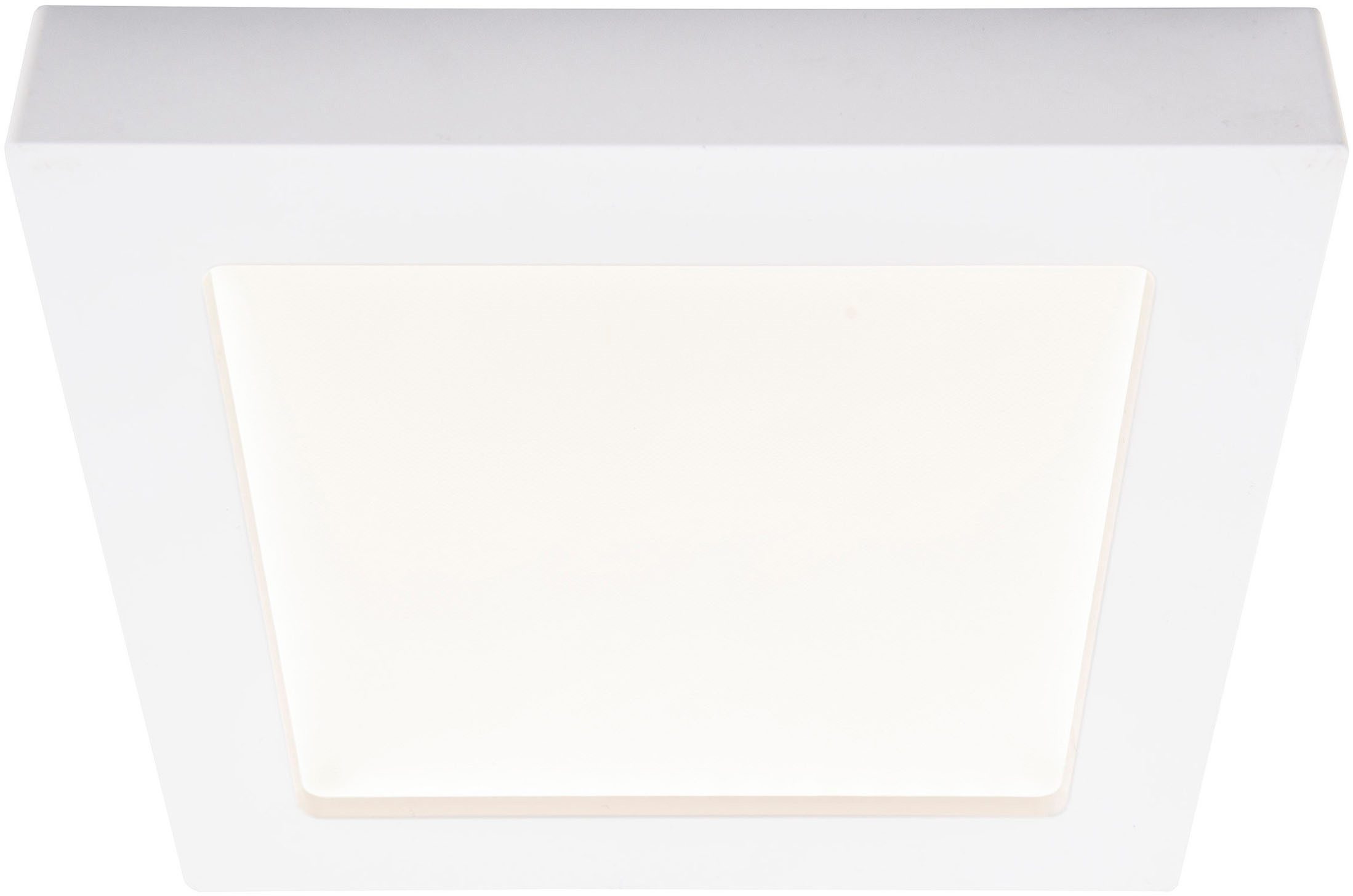 näve LED Einbauleuchte Komplex, mehrere Helligkeitsstufen, LED fest integriert, Neutralweiß, Kaltweiß, Warmweiß, auch Aufbau, CCT, Lichtfarbe über Geräteschalter einstellbar, eckig