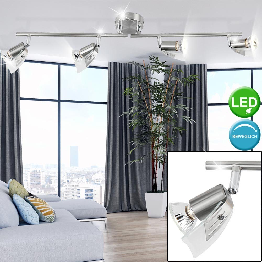 etc-shop LED Lichtleiste, Wohn Ess Schlaf Zimmer Deckenstrahler im Set