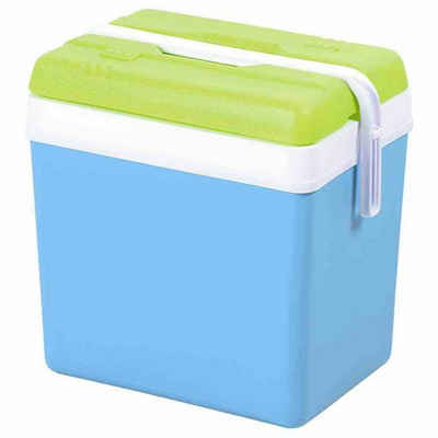 EDA Plastiques Thermobehälter Kühlbox Promotion, 24 Liter, blau-grün 36x27x40 cm, Kunststoff