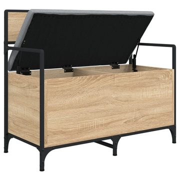 vidaXL Sitzbank Sitzbank mit Stauraum Sonoma-Eiche 85,5x42x73,5cm Holzwerkstoff