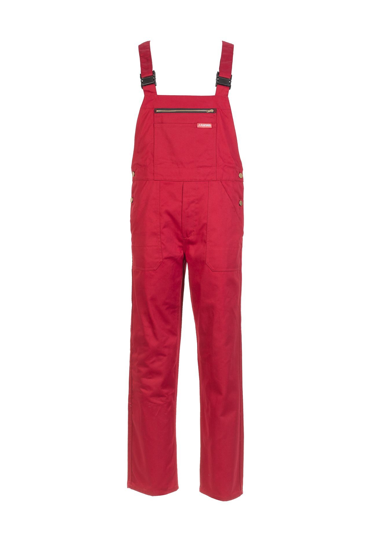 Planam Arbeitslatzhose PLANAM Herren Latzhose MG-290 Robust Mittelrot
