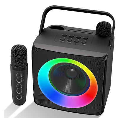 Bedee Mikrofon Karaoke Maschine mit 2 Kabellos Mikrofonen (1-tlg)
