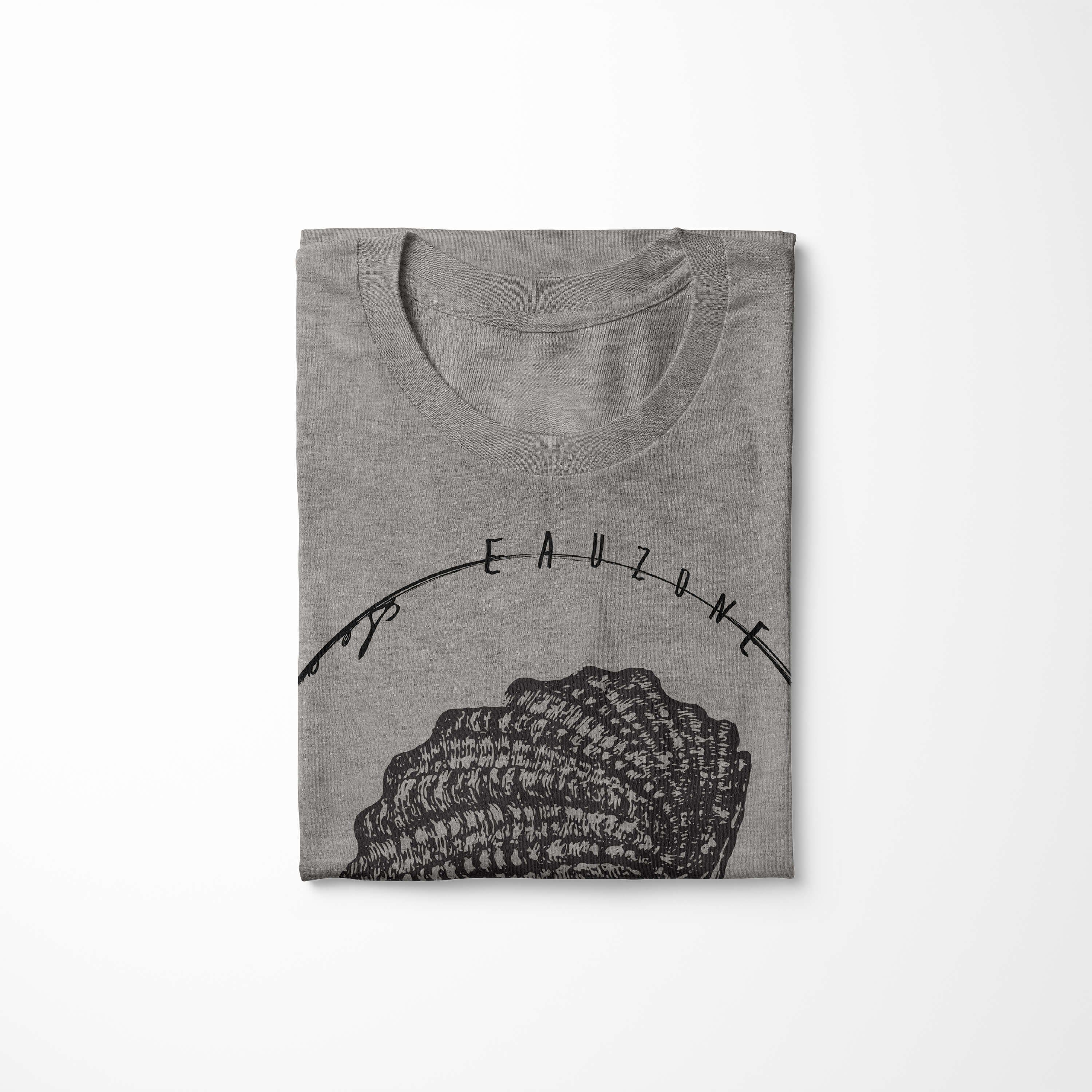 / Ash Fische Sea Schnitt 067 Struktur sportlicher T-Shirt Sinus feine Tiefsee Serie: Sea Art - Creatures, und T-Shirt